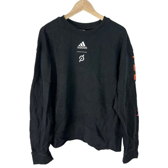 Adidas x Peloton Performance Go Retro Crewneck Sweater Size XL Black Women’s - Picture 3 of 11
